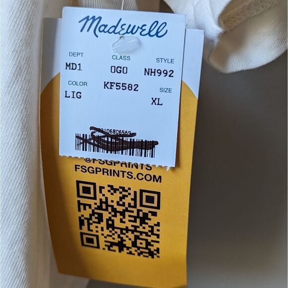 Madewell Garment Dyed All Day Crewneck Tee Atlanta Georgia Men's Size XL NWT - Picture 6 of 13